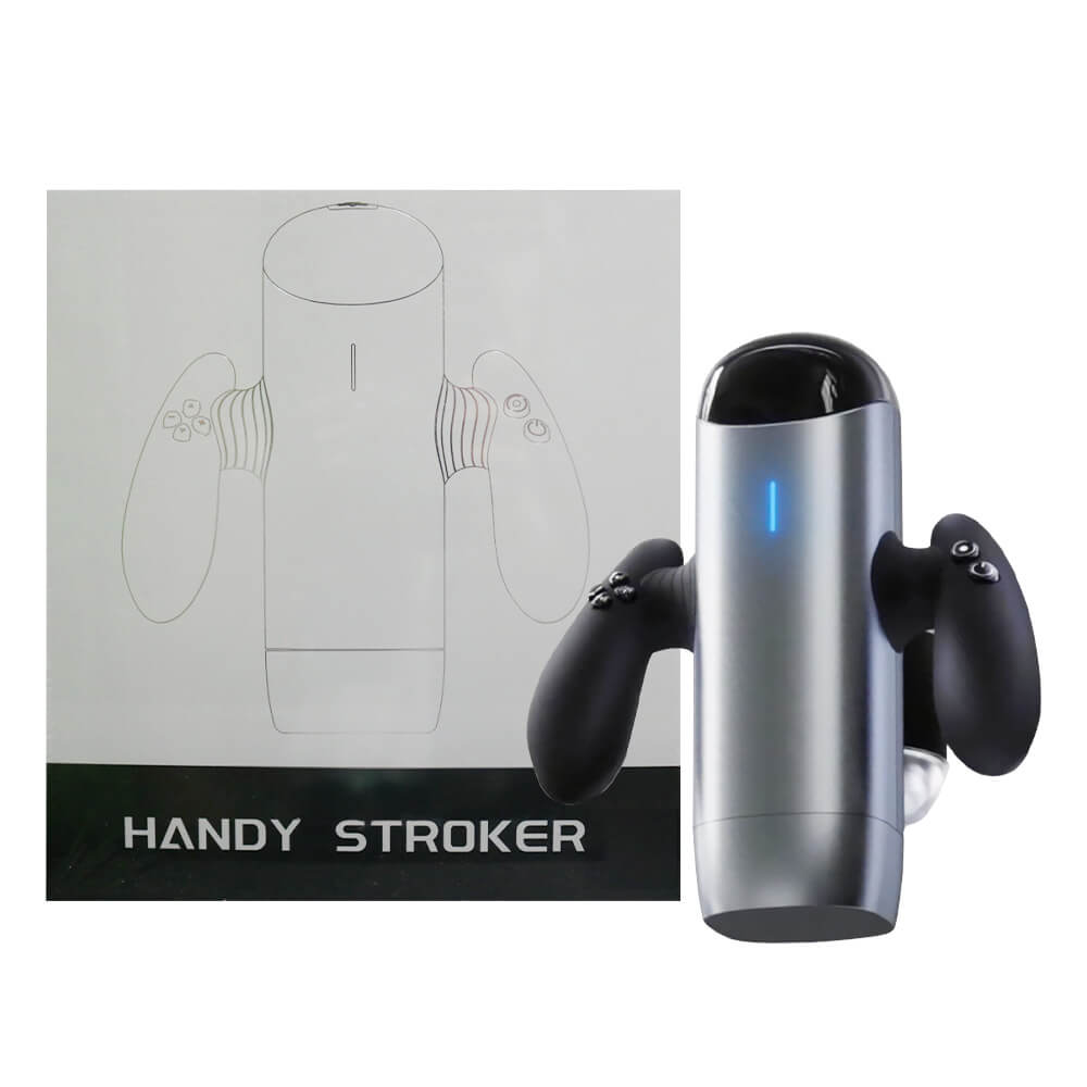 Âm đạo giả đa năng Handy Stroker cần điều khiển có kẹp gắn điện thoại