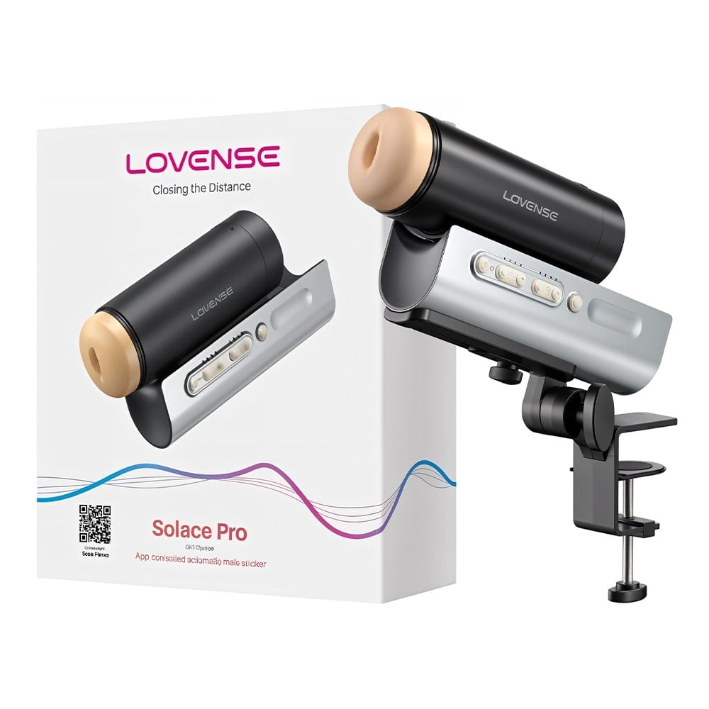 Âm đạo giả Lovense Solace Pro AI máy thủ dâm cao cấp kết nối app