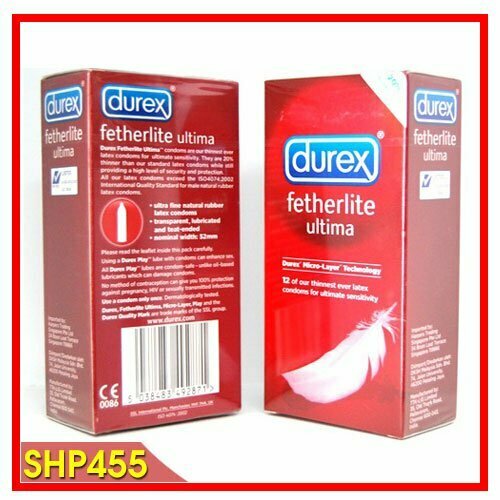 Bao cao su siêu mỏng thương hiệu Durex Fetherlite Ultima - SHP455