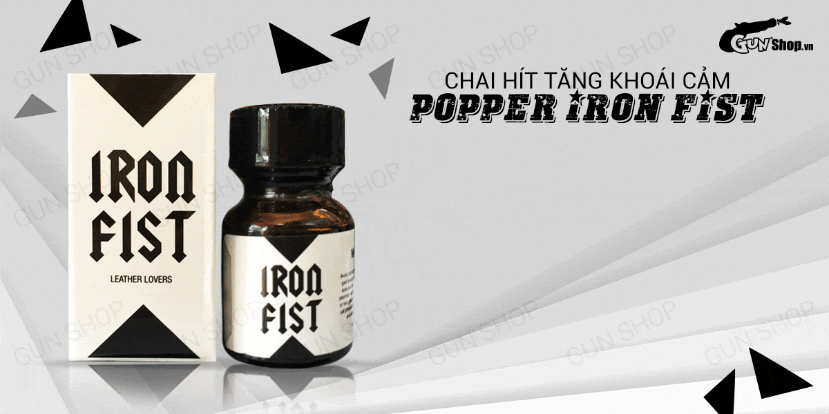 Popper Iron Fist 10ml Mỹ USA chính hãng tăng khoái cảm