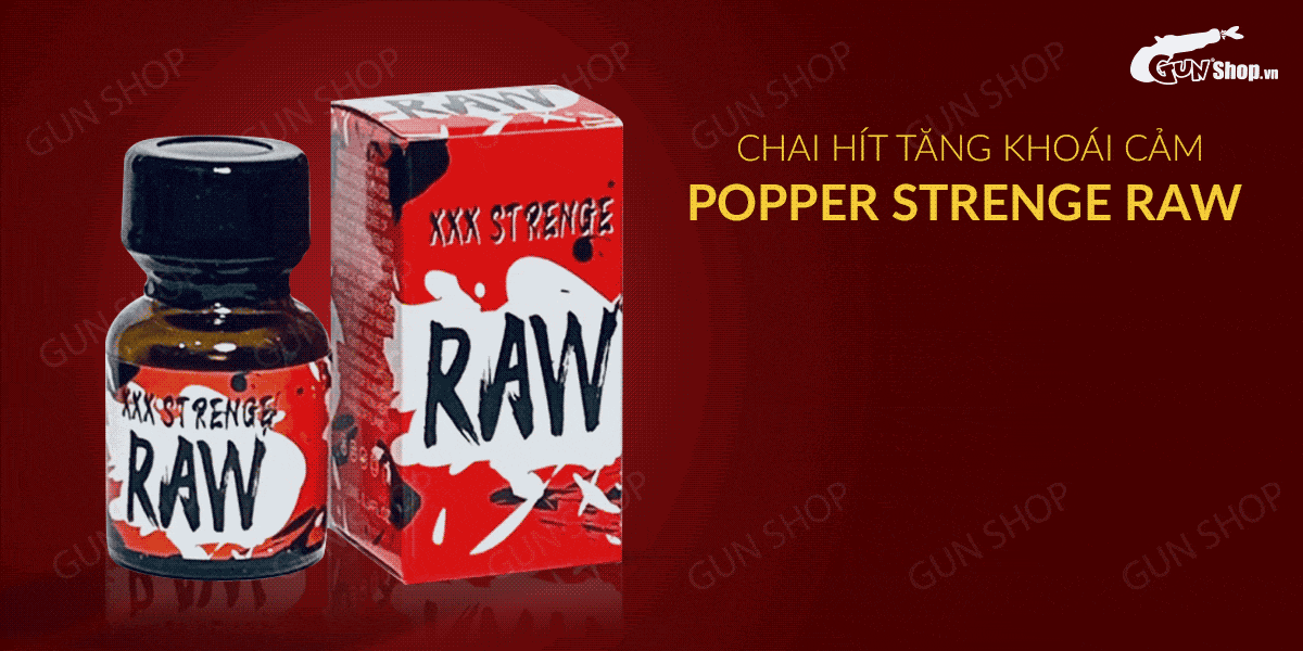 Popper Strenge Raw 10ml USA tăng khoái cảm chính hãng giá tốt Popper Strenge Raw 10ml USA tăng khoái cảm chính hãng giá tốt