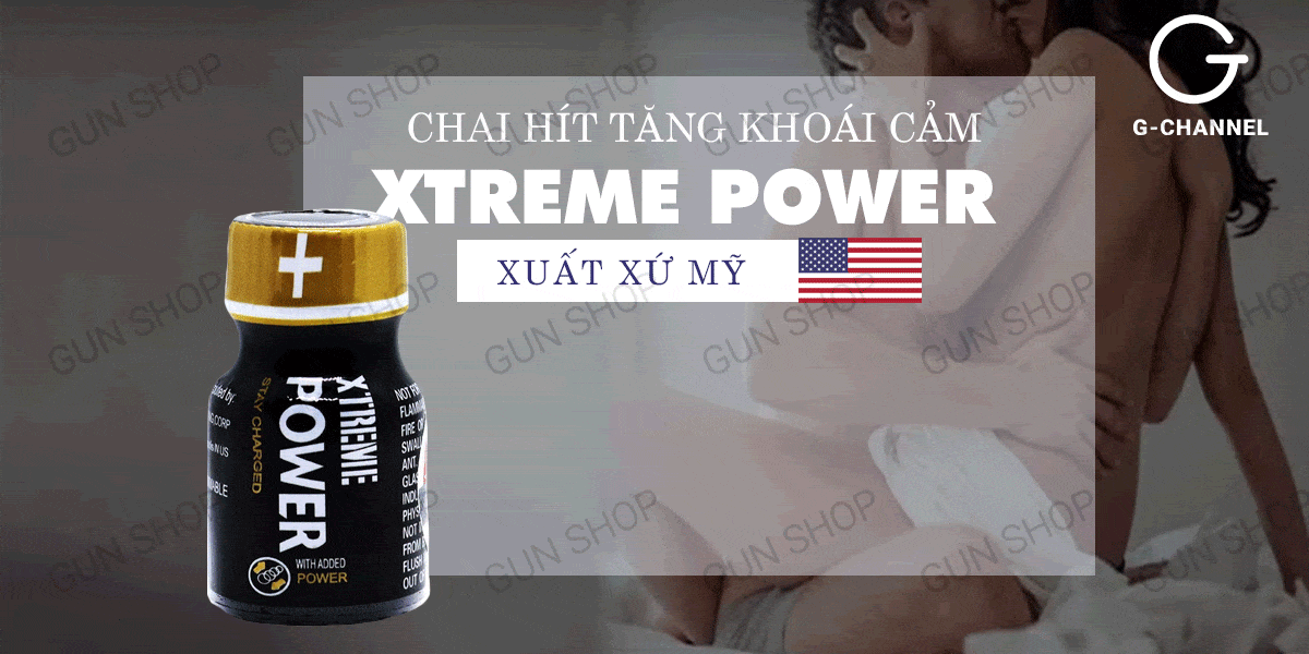 Popper Xtreme Power 10ml Mỹ Chính Hãng Ấn Tượng Tăng Khoái Cảm