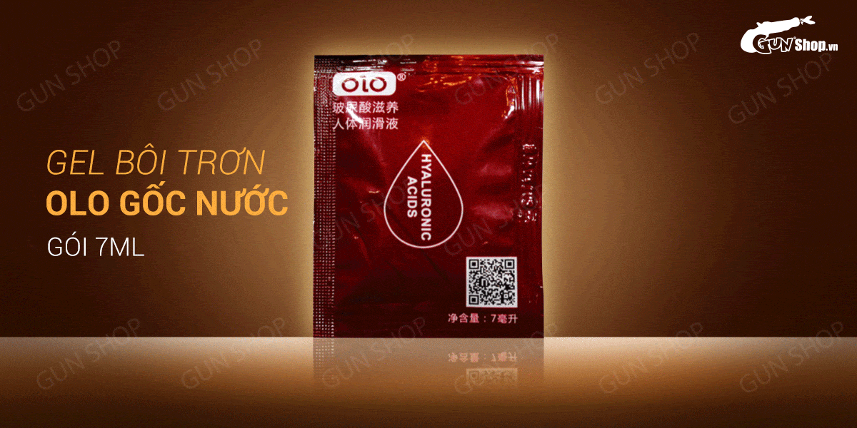 Gel bôi trơn không mùi OLO gốc nước 7ml an toàn dễ dùng