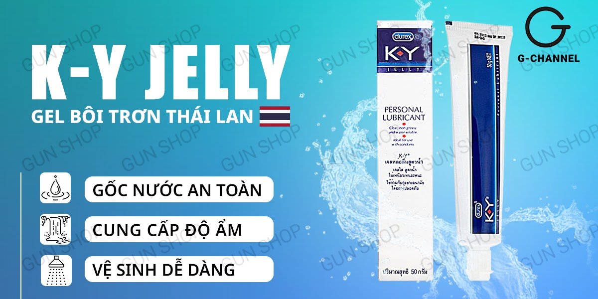 Gel bôi trơn Durex KY Jelly 50g mềm mượt tăng khoái cảm