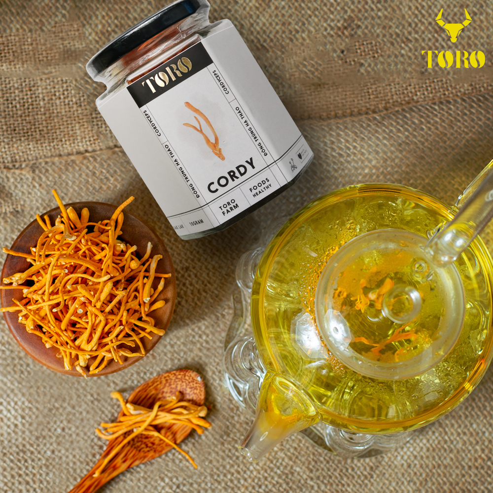 Đông trùng hạ thảo Toro sấy thăng hoa nguyên sợi tăng cường sinh lý nam 10g Đông trùng hạ thảo Toro sấy thăng hoa nguyên sợi tăng cường sinh lý nam 10g