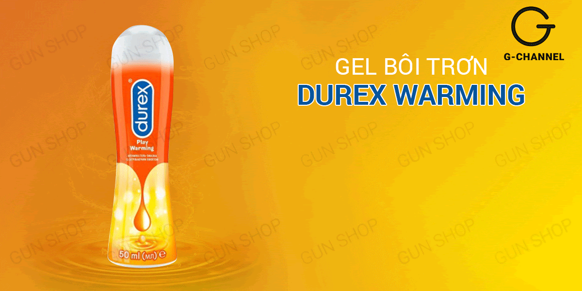 Gel bôi trơn nóng Durex Warming 100ml tăng khoái cảm kích thích Gel bôi trơn nóng Durex Warming 100ml tăng khoái cảm kích thích