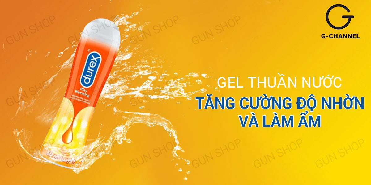 Gel bôi trơn nóng Durex Warming 100ml tăng khoái cảm kích thích Gel bôi trơn nóng Durex Warming 100ml tăng khoái cảm kích thích