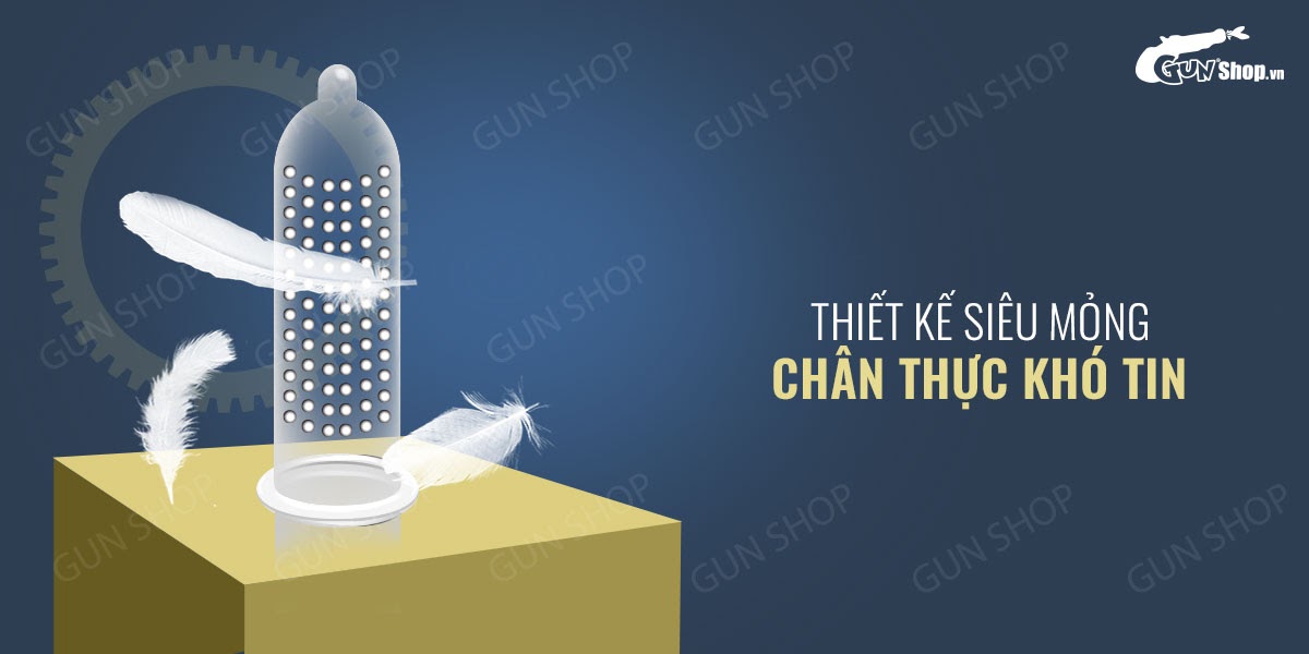 Bao cao su OLO 0.01 siêu mỏng hương vani gai kích thích hộp 10 Bao cao su OLO 0.01 siêu mỏng hương vani gai kích thích hộp 10