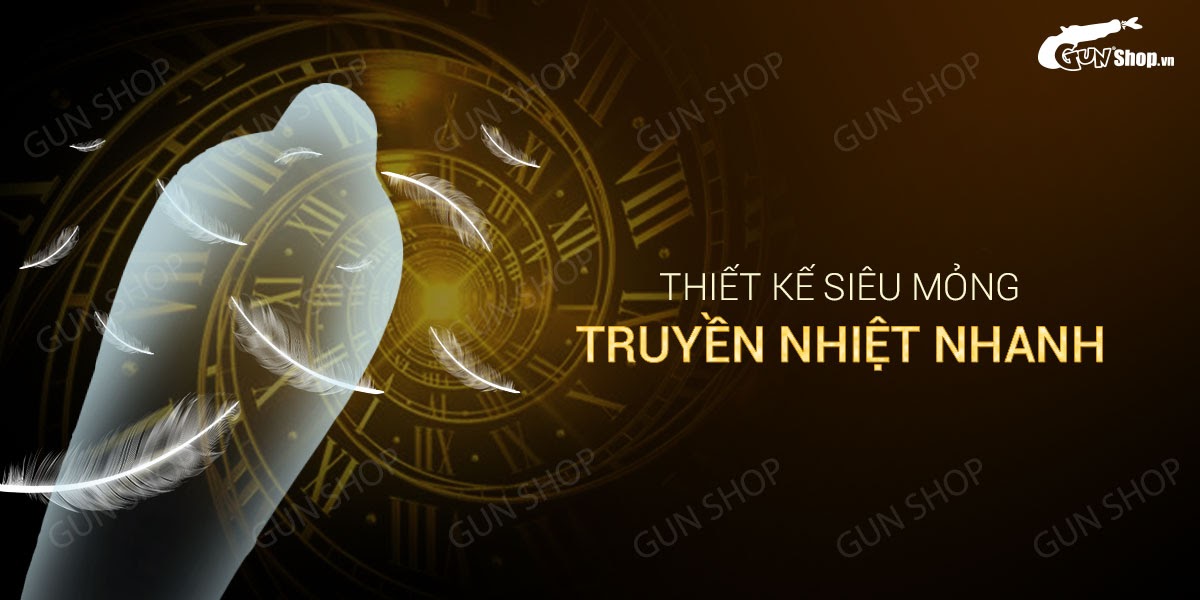 Bao cao su OLO siêu mỏng 0.01 Gold kéo dài khoái cảm 10 cái Bao cao su OLO siêu mỏng 0.01 Gold kéo dài khoái cảm 10 cái