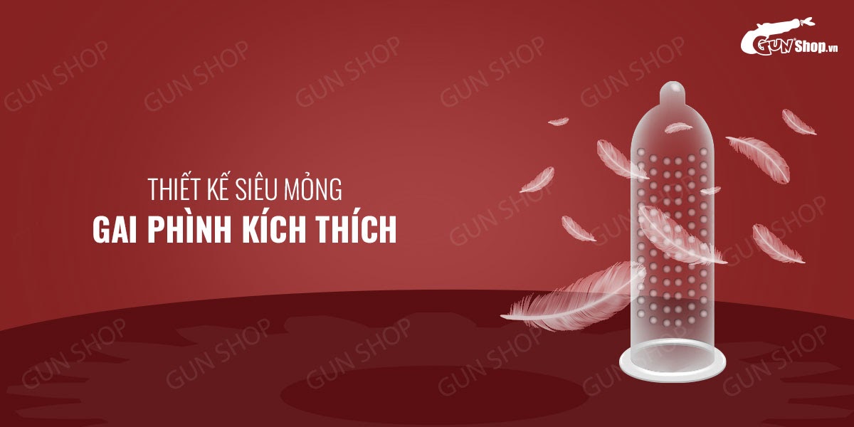 Bao cao su OLO siêu mỏng 0.01 Large Bump hương vani hộp 10 Bao cao su OLO siêu mỏng 0.01 Large Bump hương vani hộp 10