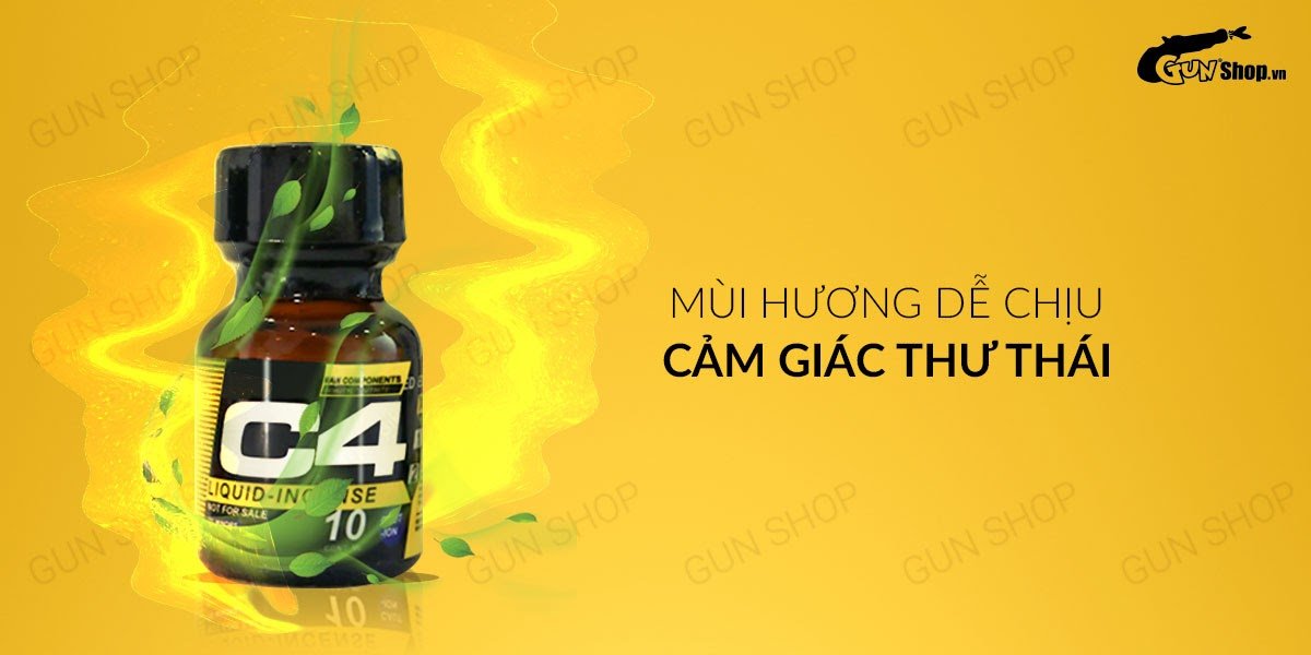 Popper C4 Yellow 10ml USA chính hãng tăng khoái cảm mạnh Popper C4 Yellow 10ml USA chính hãng tăng khoái cảm mạnh