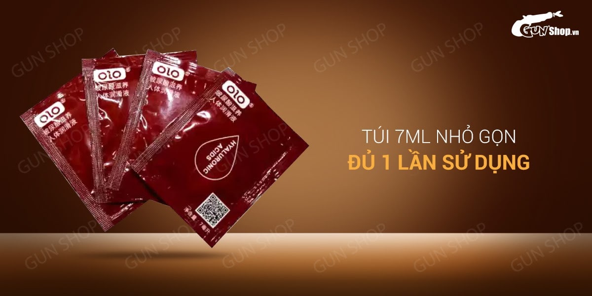 Gel bôi trơn không mùi OLO gốc nước 7ml an toàn dễ dùng