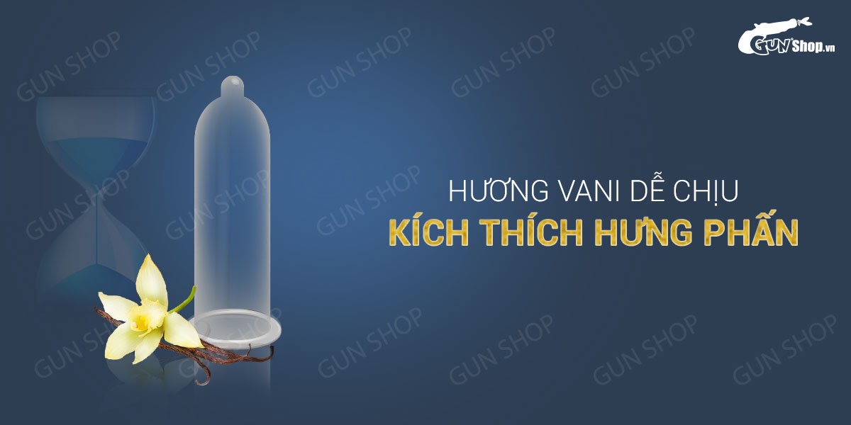 Bao cao su OLO 0.01 Hộp 10 Kéo dài thời gian Hương Vani