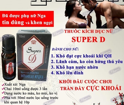 Super D kích thích nữ chính hãng Nga tăng khoái cảm mạnh mẽ