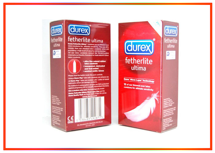 Bao cao su siêu mỏng Durex Fetherlite Ultima an toàn êm ái