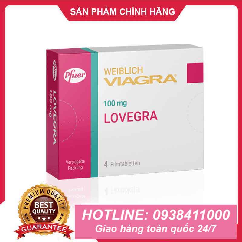 Lady Era 50mg viên kích dục nữ Pfizer Mỹ tăng khoái cảm chuẩn chính hãng