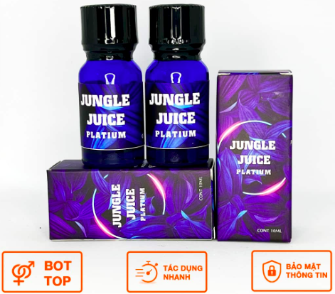 Jungle Juice Platinum 10ml Popper Hít Tăng Khoái Cảm Cương Cứng Jungle Juice Platinum 10ml Popper Hít Tăng Khoái Cảm Cương Cứng