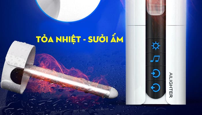Máy Bú Mút Ailighter Air Jet Rung Làm Ấm Cậu Bé Tốt Nhất