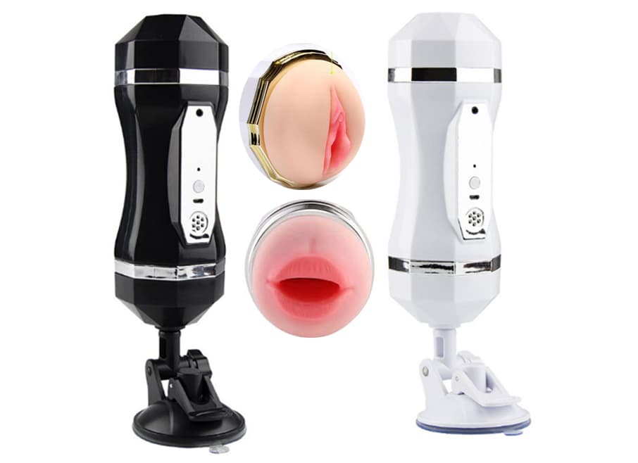 Âm đạo giả Snail Cup 2 đầu gắn tường tiện lợi kích thích thật