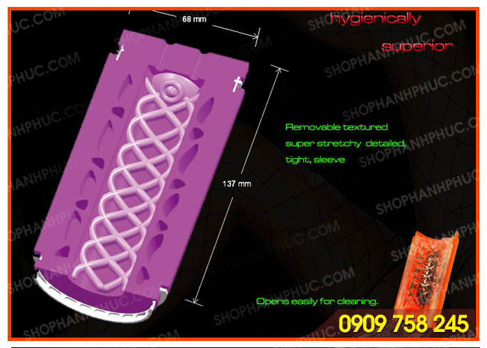 Máy thủ dâm cao cấp YouCup 3 đầu đa trải nghiệm cực phê SHP344