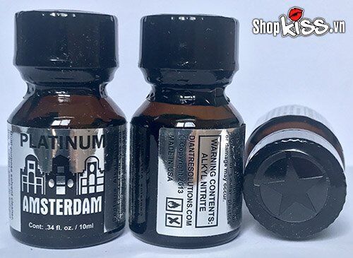 Amsterdam Platinum poppers 10ml Mỹ chính hãng kích thích mạnh chuyên dùng