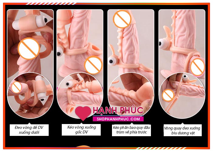 Bao cao su gai xương rồng đôn dên kích thích cực mạnh tăng khoái cảm