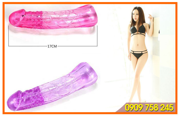 Bao cao su đôn dên silicon y tế tăng kích thước 5cm thăng hoa