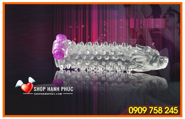 Bao Cao Su Donzen Đầu Rồng Gai Rung Cao Cấp Tăng Khoái Cảm