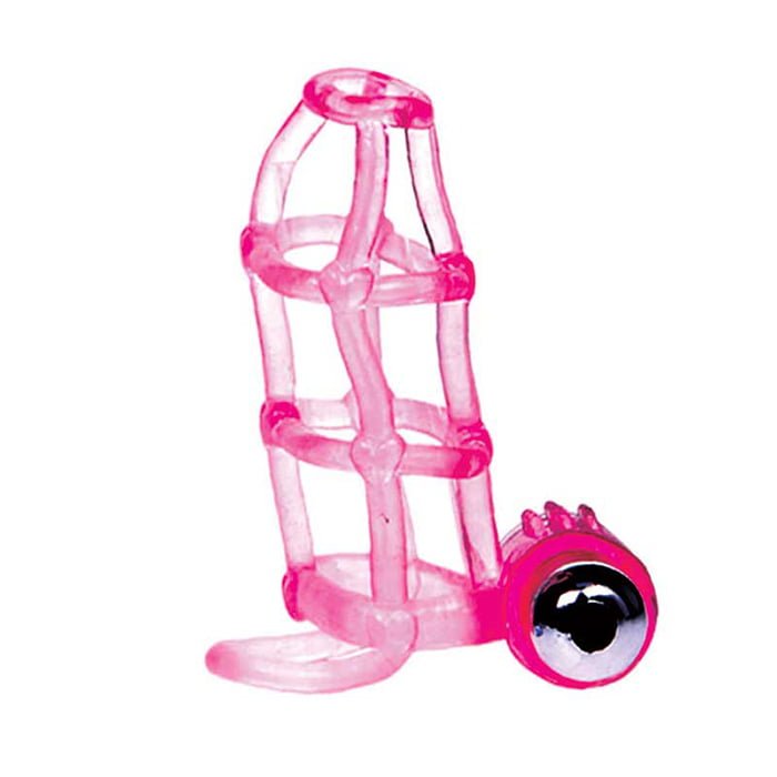 Bao Cao Su Hình Lồng Rung Tăng Khoái Cảm Siêu Mềm Mại SHP365