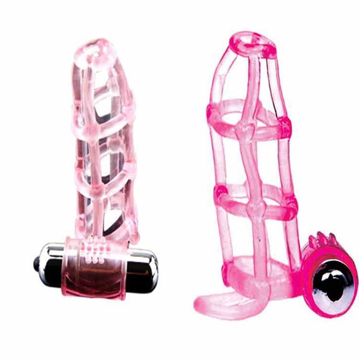 Bao Cao Su Hình Lồng Rung Tăng Khoái Cảm Siêu Mềm Mại SHP365