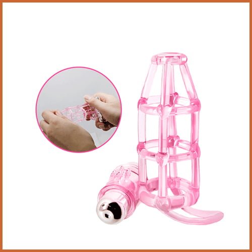 Bao Cao Su Hình Lồng Rung Tăng Khoái Cảm Siêu Mềm Mại SHP365