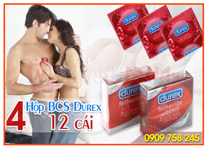Bao cao su Durex chất lượng cao tăng khoái cảm bảo vệ tốt