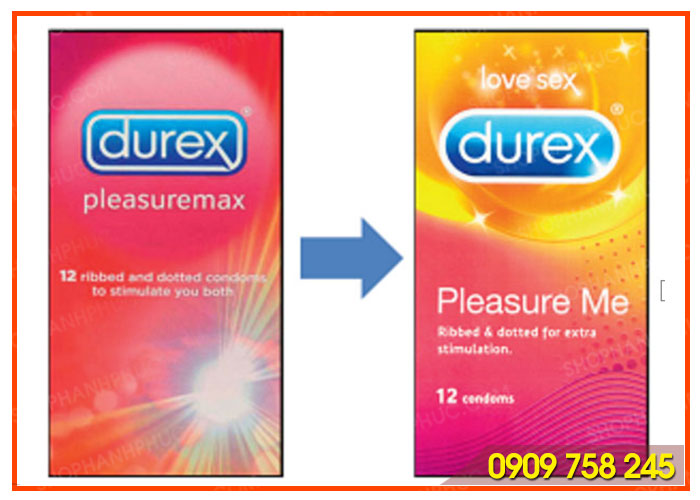 Bao cao su Durex chất lượng cao tăng khoái cảm bảo vệ tốt