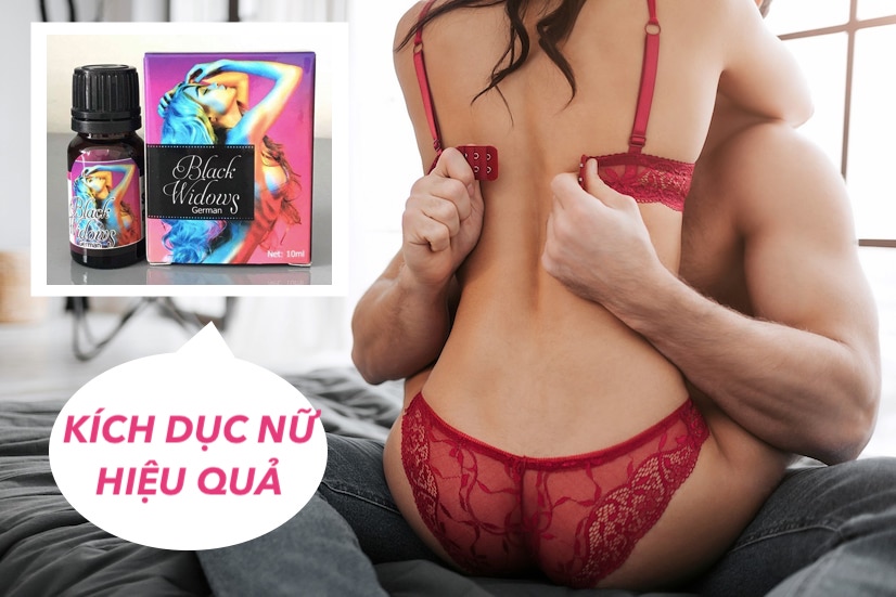 Thuốc kích dục nữ Black Widow Đức mạnh mẽ an toàn giá tốt