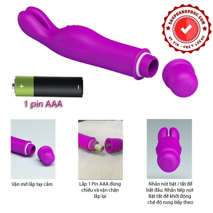 Bretti Evil Máy Rung Thỏ Kute Massage Nhạy Cảm Cao Cấp Siêu Phẩm