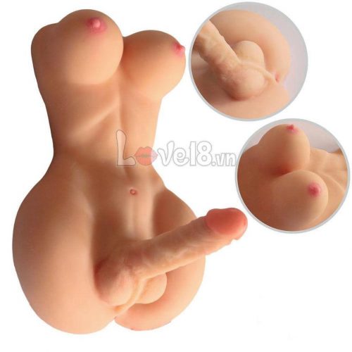 Búp Bê Tình Dục Lưỡng Tính Less Ladyman TPR Mềm Mại Cao Cấp