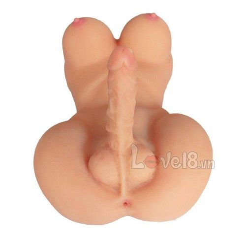 Búp Bê Tình Dục Lưỡng Tính Less Ladyman TPR Mềm Mại Cao Cấp