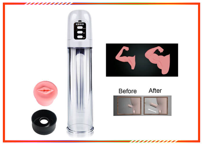 Maxx Cups máy tập tự động LCD tăng kích thước dương vật an toàn nhanh