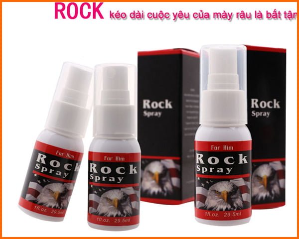 Rock Spray chai xịt kéo dài thời gian tăng khoái cảm SHP77 Rock Spray chai xịt kéo dài thời gian tăng khoái cảm SHP77