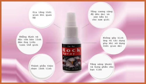Rock Spray chai xịt kéo dài thời gian tăng khoái cảm SHP77 Rock Spray chai xịt kéo dài thời gian tăng khoái cảm SHP77