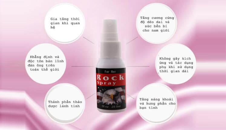 Rock Spray chai xịt kéo dài thời gian tăng khoái cảm SHP77 Rock Spray chai xịt kéo dài thời gian tăng khoái cảm SHP77