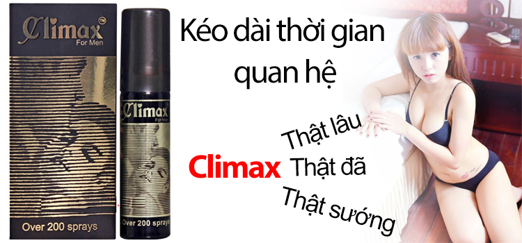 Thuốc Xịt Climax kéo dài quan hệ an toàn hiệu quả tại SHP24