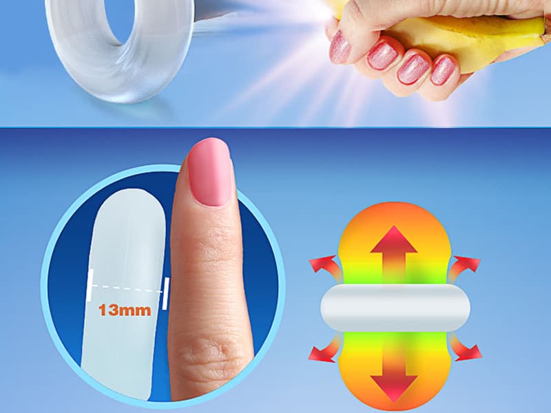 CockTen Vòng Đeo Dương Vật Silicon Trong Suốt Tăng Khoái Cảm Nam