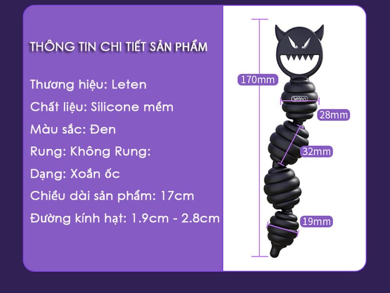 Devil Oh Chuỗi Hạt Kích Thích Hậu Môn Đỉnh Cao Giải Trí