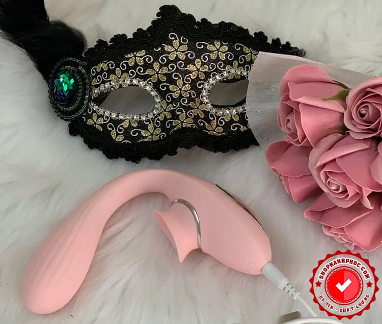 Disa Oralsex Máy Rung Cao Cấp Uốn Cong 2IN1 Thỏa Mãn Mua Ngay