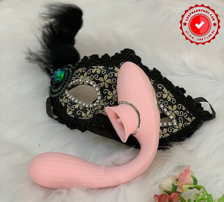 Disa Oralsex Máy Rung Cao Cấp Uốn Cong 2IN1 Thỏa Mãn Mua Ngay