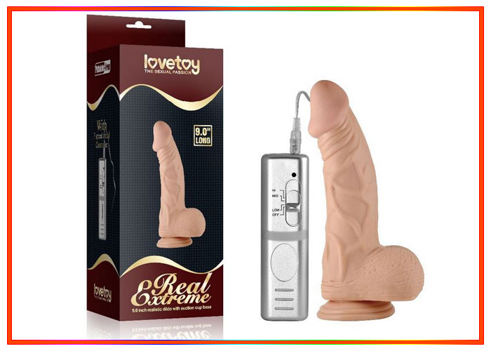 Dương Vật Giả Đóng Tường Lovetoy Da Đen Rung Kích Thích Cực Mạnh