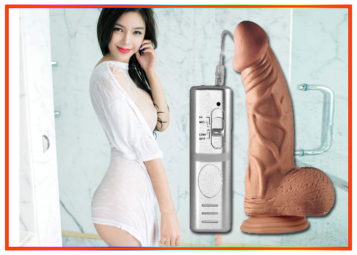 Dương Vật Giả Đóng Tường Lovetoy Da Đen Rung Kích Thích Cực Mạnh