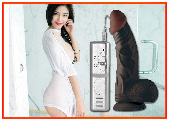 Dương Vật Giả Đóng Tường Lovetoy Da Đen Rung Kích Thích Cực Mạnh