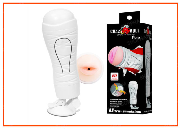 Đồ Chơi Tình Dục Nam FLora 12 Cấp Độ Rung Hít Tường Cao Cấp
